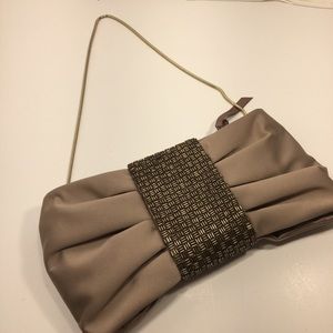Banana Republic Satiny Bow Look Evening Bag